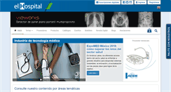 Desktop Screenshot of elhospital.com