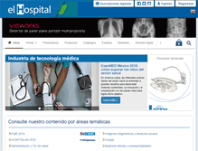 Tablet Screenshot of elhospital.com